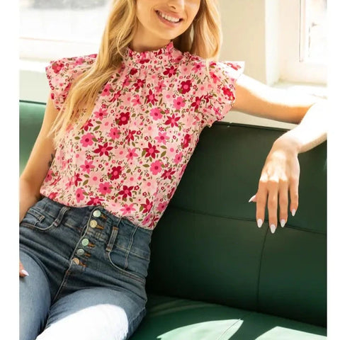 Cory Floral Top