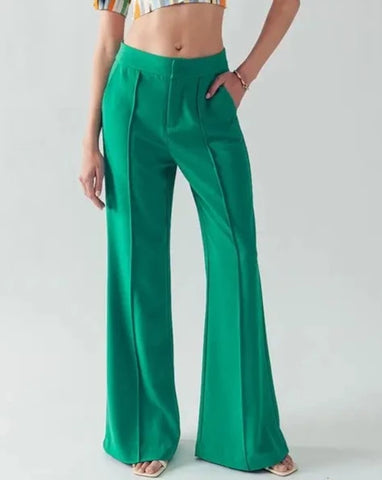 Sydney Pleated Pants - Green